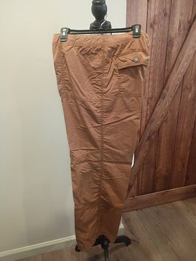 Chico's Cargo Utility Pants in Camel Brown